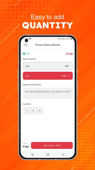 Easy to Add Quantity